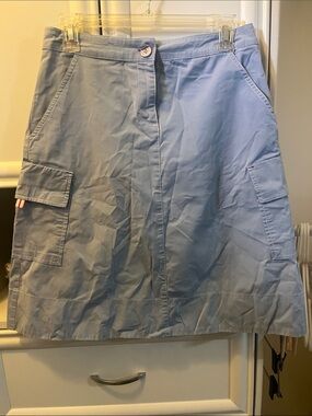 Sitwell Womens Light Blue A-Line Skirt
